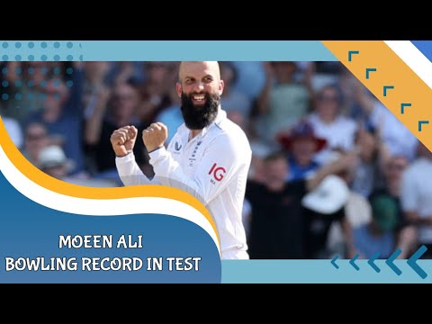 Moeen Ali bowling record in Test career || #moeenali #engvsaus #test #moeen #ashes #eng #ali