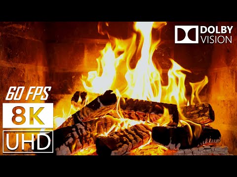 🔥 Cozy Fireplace 4K (LIVE 24/7). Fireplace with Crackling Fire Sounds. Crackling Fireplace 4K