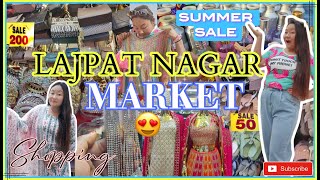 Lajpat Nagar Market Delhi | Latest Collection | trendy summer collection 2024 | Ethnic Wear | Vlog |