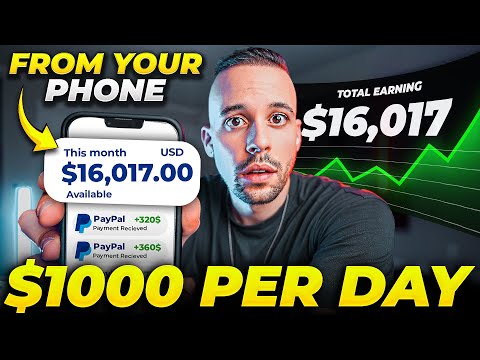 ($1000/Day) Laziest Side Hustle To Make Money Online From Your Phone Using AI