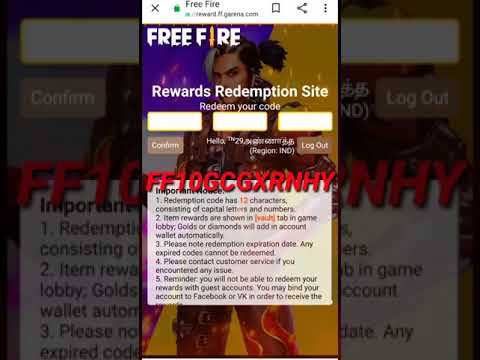 Free Fire Today REDEEM CODE FFWS Grand Final in Tamil ff lovers 😘