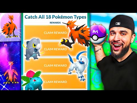 Pokémon GO But I Hunted ALL 18 Types