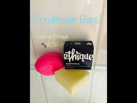 Conditioner Bar Review! Lush vs Ethique