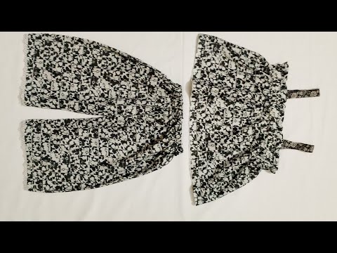 How to stitch top and trouser for baby//summer frocks//baby frock