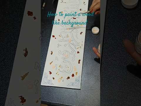 how to paint a wooden background!Perfect 4 all artworks#PaintingTips#WoodTexture #DIYArt#ArtTutorial