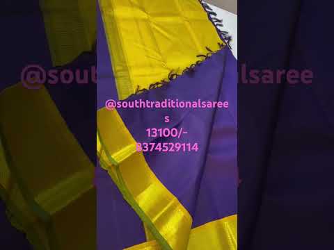 @southtraditionalsarees #saree #sareeuk #handloomsaree #silksaree #pattusarees #onlinesarees