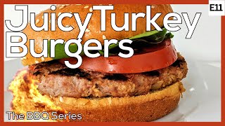 Moist Turkey Burgers - THE Secret to Making JUICY Turkey Burgers