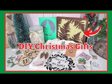 🎄Beautiful DIY Christmas Gifts ~ See How I do it using the xTool M1!!