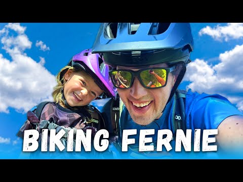 5 Year Old Girl Goes Downhill Mountain Biking - Fernie Alpine Resort