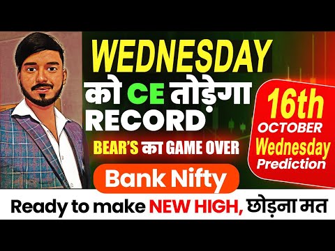 Bank Nifty Expiry Analysis for Tomorrow 16 October 2024 | Nifty Analysis for Wednesday