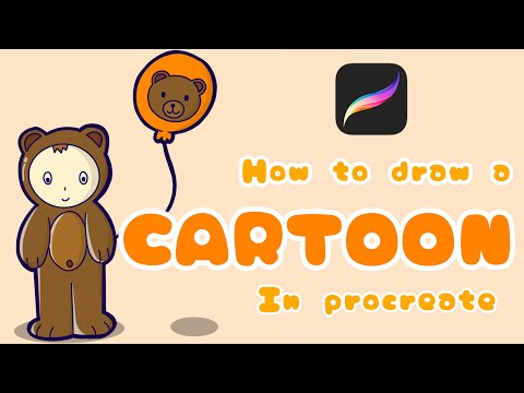 How to draw a cartoon look