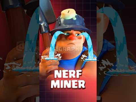 I nerfed Miner💀 #clashroyale