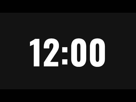 12 Minute Timer