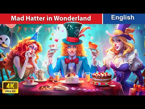 Tea Time Tales: Alice and the Mad Hatter in Wonderland ☕🌛 Fairy Tales @WOAFairyTalesEnglish