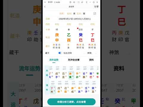 食神被合，死精症 #命理 #八字  #算命