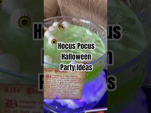 Hocus Pocus Party Ideas #hocuspocus