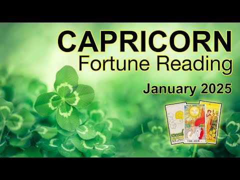 CAPRICORN Fortune Reading "YOU HAVE THE MAGIC!" January 2025 #fortunereading #tarotreading