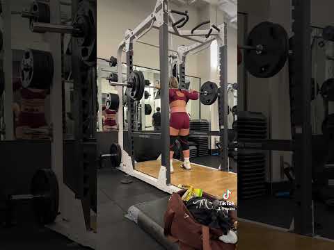 two weeks out from powerlifting states, hit a 305 squat PR #powerlifting #usapl