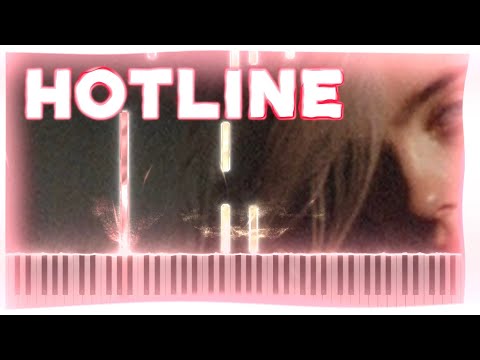 Billie Eilish - hotline (Lofi Piano Tutorial + Sheet Music)