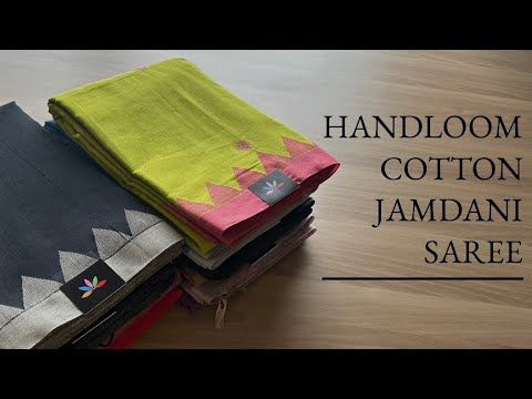 Detailed Daylight Video - Handloom Cotton Jamdani Sarees | Shop on www.fabk.in #fabksarees #jamdani