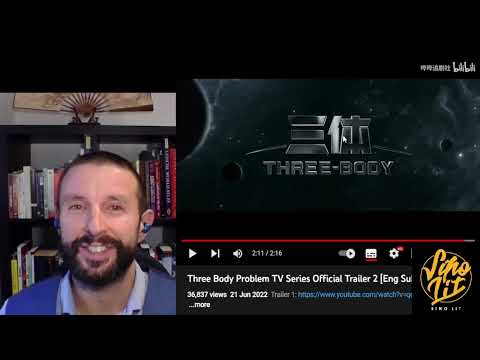 3 body problem. TV series Trailer Reaction. Chinese TV series due to be released. 2023.