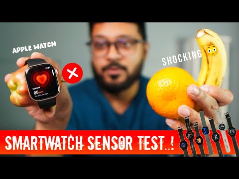 SMARTWATCH Sensor TEST on FRUITS ⚡️ || Appla Watch Fake Sensor?