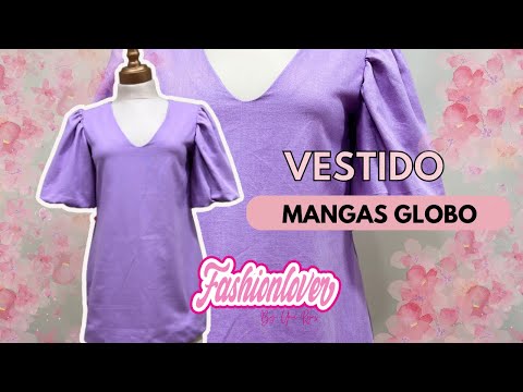 DIY COSTURA / COMO HACER VESTIDO TALEGO CON MANGAS GLOBO| BALLON SLEEVES|