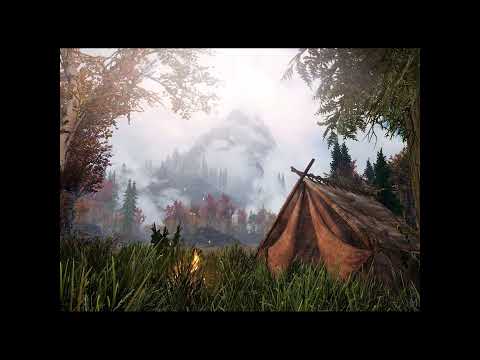 Summer Sunset in Skyrim | Skyrim Music & Ambience #shorts