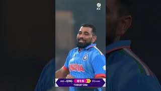 Mohammed Shami's sensational match-winning spell against England at #CWC23 🤩#cricket