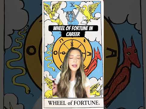 Tarot Cards in Career: Wheel of Fortune #tarot #tarotcardmeanings #wheeloffortunetarot