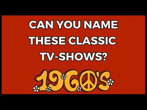 How Well Do You Remember These TV-shows From The 1960s? | 35 Questions