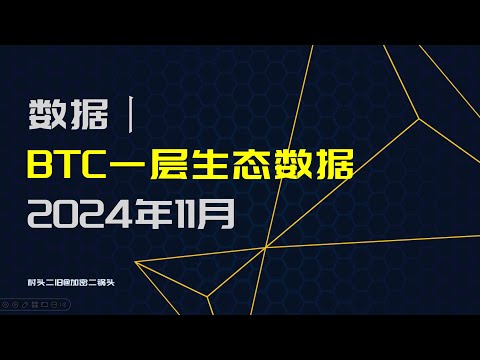 数据丨BTC一层生态数据：符文，铭文，NFT铸造和交易情况 2024年11月19日