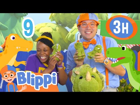 Counting Fun with Blippi and Meekah: Dinosaur Egg Hunt! | Blippi | Kids TV Shows