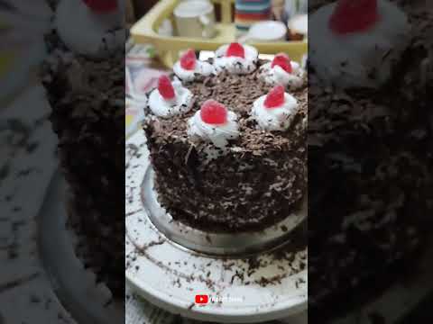 HomeMade Birthday Cake 🍰 #chocolatecake #shorts #birthday #ytshorts #rohitneel