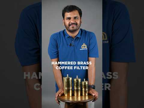 Brew Traditional Coffee with Our Handcrafted Brass Coffee Filter | Mannar Craft