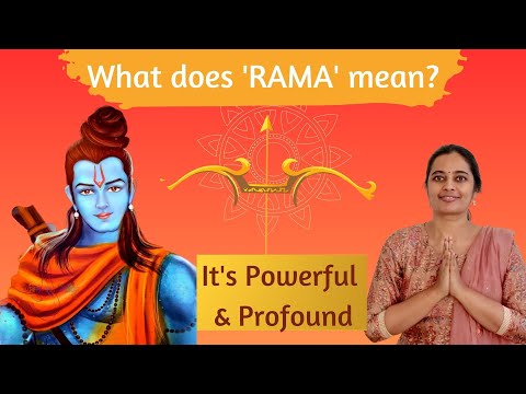 Meaning of the word Rama