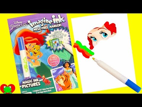 Revealing Princess The Little Mermaid Coloring Games Magic Surprises