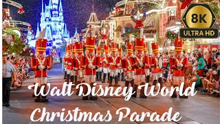 {8K} Night Disney Christmas Parade 2023 LIVE from the Magic Kingdom #viral #viralvideo #christmas