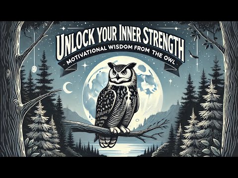 Unlock Your Inner Strength Motivational Wisdom from the Owl