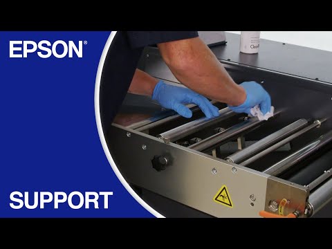 SurePress L4000 Series | #4 Inspecting and Cleaning the Heater and Rewinder Unit