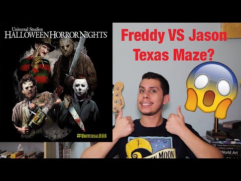 Halloween Horror Nights 2016 Update! Freddy Vs Jason Maze? Texas Maze?