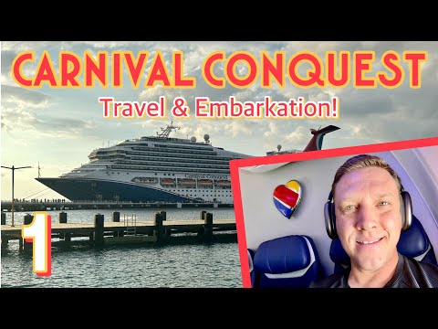 Carnival Conquest: From Austin to Miami, to embarking the ship! | PART 1, November 2023