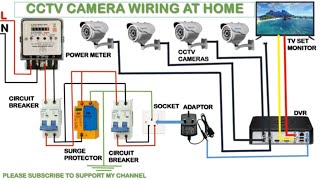 CCTV CAMERA CONNECTION/INSTALLATION USING 4 CAMERA DVR THAT WILL AMAZE YOU