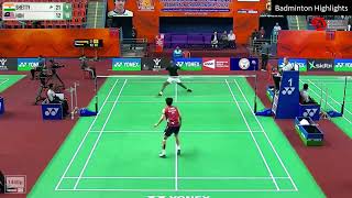 Justin Hoh vs Ayush Shetty | Syed Modi 2024 Badminton