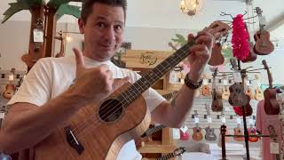 Ohana BK-18OM Okume Baritone Ukulele Demo/Review at Aloha City Ukes