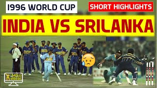 INDIA vs SRILANKA 1996 WORLD CUP SEMI FINAL HIGHLIGHTS | INDIA v SRILANKA