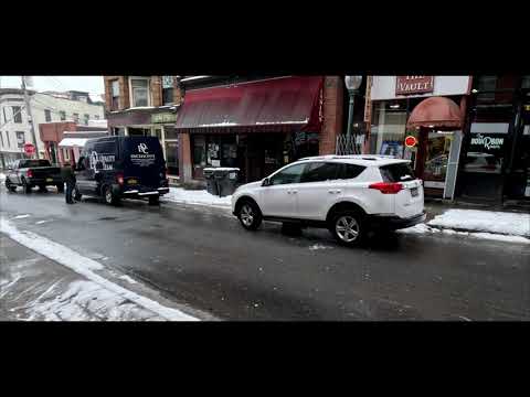 (4k) Caroline Street, video # 117 walk about Saratoga Springs NY February 28th 2023 RJWheatonJr