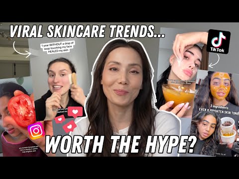 Debunking Viral Skincare Trends as a Dermatologist | Beef Tallow | Rice Water | Turmeric Face Mask