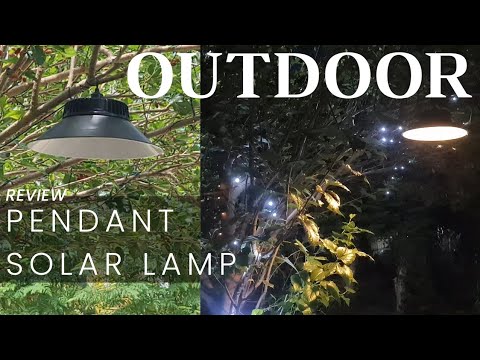 600-Watt Outdoor Pendant Solar Lamp, TOTOO RIN KAYA? | REVIEW