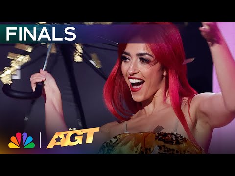 Solange Kardinaly Performs Lightning-Fast Quick Change to "Hot To Go!" | Finals | AGT 2024